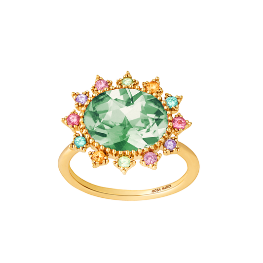BAGUE LA FAVORITE TOURMALINE VERTE