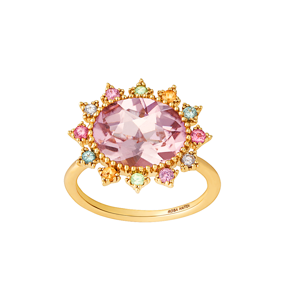 BAGUE LA FAVORITE TOURMALINE ROSE