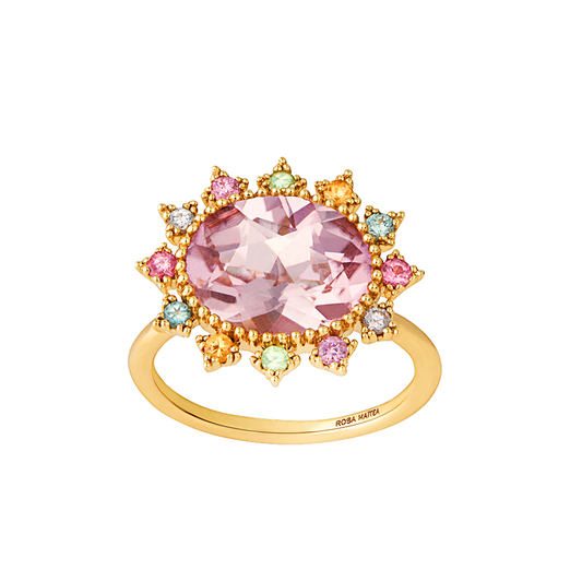 BAGUE LA FAVORITE TOURMALINE ROSE
